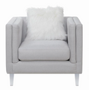 Glacier Tufted Upholstered 3 Pieces Light Grey