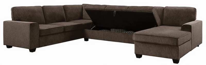 Provence Storage Sectional Brown