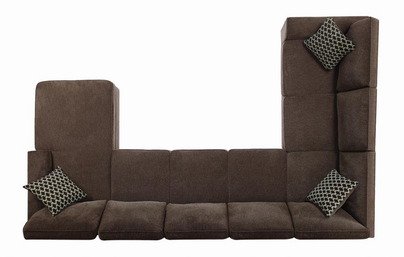 Provence Storage Sectional Brown