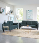 Gulfdale 3-Piece Cushion Back Upholstered Living Room Set Dark Teal