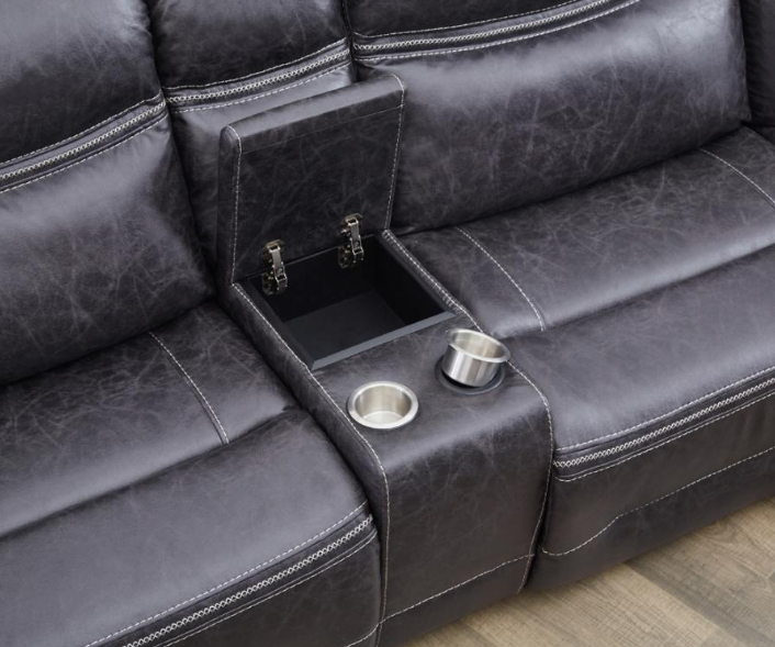 Bluefield 6-Piece Modular Motion Sectional Charcoal