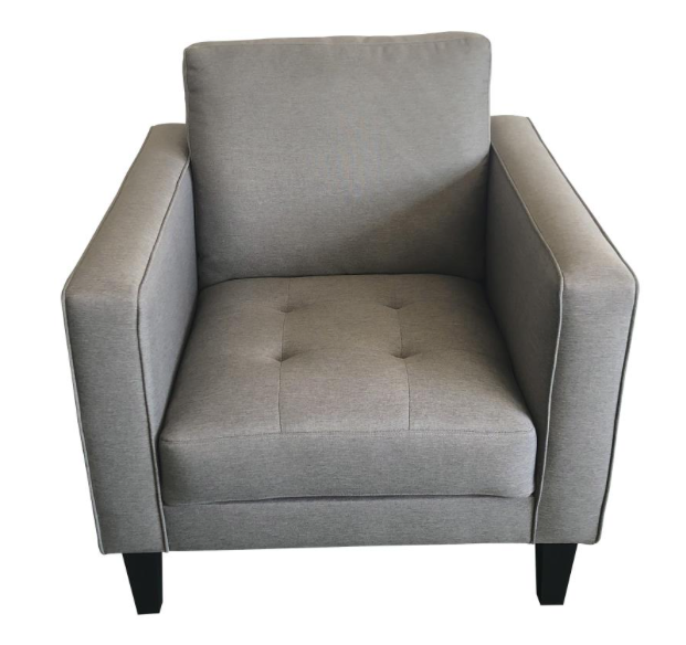 Lennox Track Arm Upholstered Loveseat Charcoal