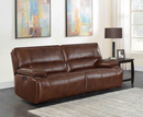 Southwick 3-Piece Pillow Top Arm Power Living Room Set Saddle Brown