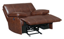 Southwick 3-Piece Pillow Top Arm Power Living Room Set Saddle Brown