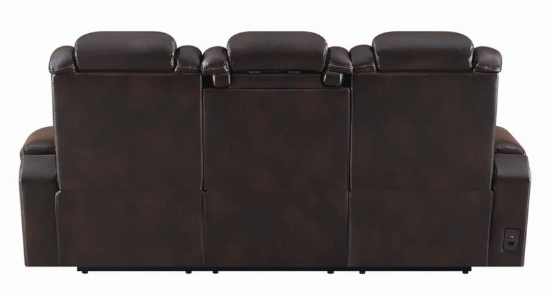 Korbach 3-Piece Power^2 Living Room Set Espresso
