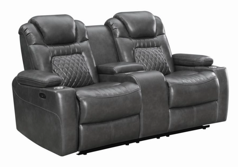 Korbach 3-Piece Power^2 Living Room Set Espresso
