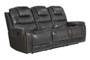 North Cushion Back Power^2 Sofa Charcoal