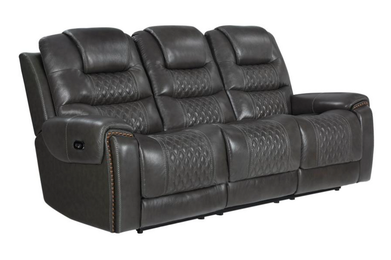 North Cushion Back Power^2 Sofa Charcoal