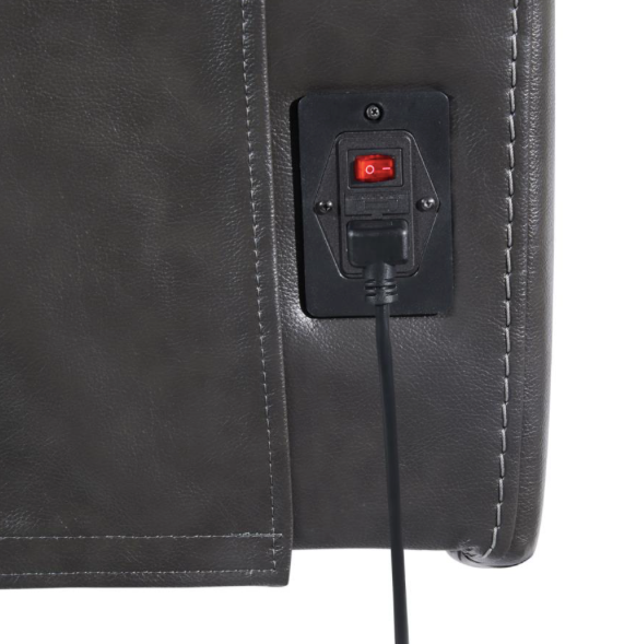 North Cushion Back Power^2 Sofa Charcoal