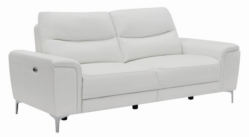 Largo 3-Piece Upholstered Power Living Room Set White