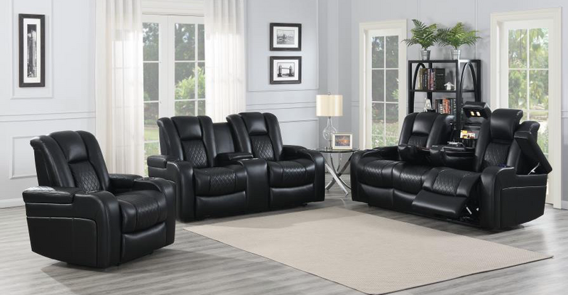 Delangelo Power^3 PC SET  With Drop-Down Table Black