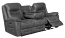 Hemer 3-Piece Power^2 Living Room Set Dark Grey