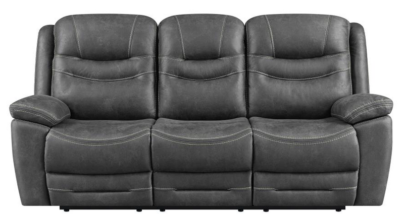 Hemer 3-Piece Power^2 Living Room Set Dark Grey