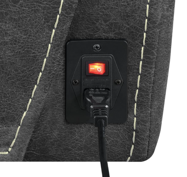 Hemer 3-Piece Power^2 Living Room Set Dark Grey