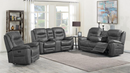 Hemer 3-Piece Power^2 Living Room Set Dark Grey