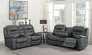 Hemer 3-Piece Power^2 Living Room Set Dark Grey