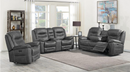 Hemer 3-Piece Power^2 Living Room Set Dark Grey