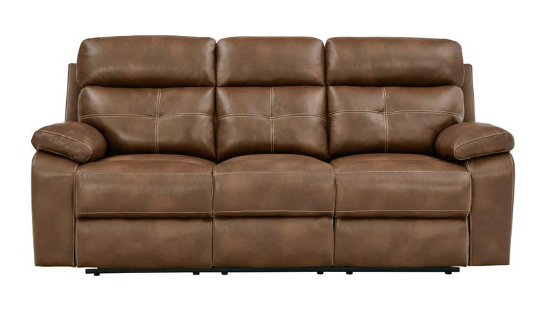 Damiano Button Tufted 3 PC Motion SET Tri-Tone Brown