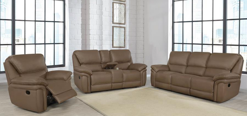 Brown Motion Living Room. 3 PC SET