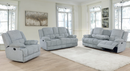 Waterbury 3-Piece Pillow Top Arm Motion Living Room Set Grey
