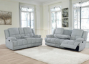 Waterbury 3-Piece Pillow Top Arm Motion Living Room Set Grey