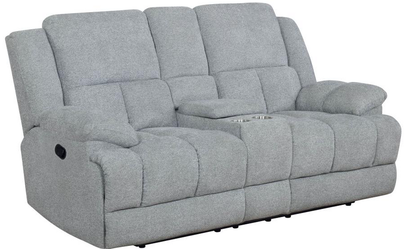 Waterbury 3-Piece Pillow Top Arm Motion Living Room Set Grey