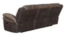 Saybrook 3-Piece Tufted Cushion Motion Living Room Set Chocolate And Dark Brown