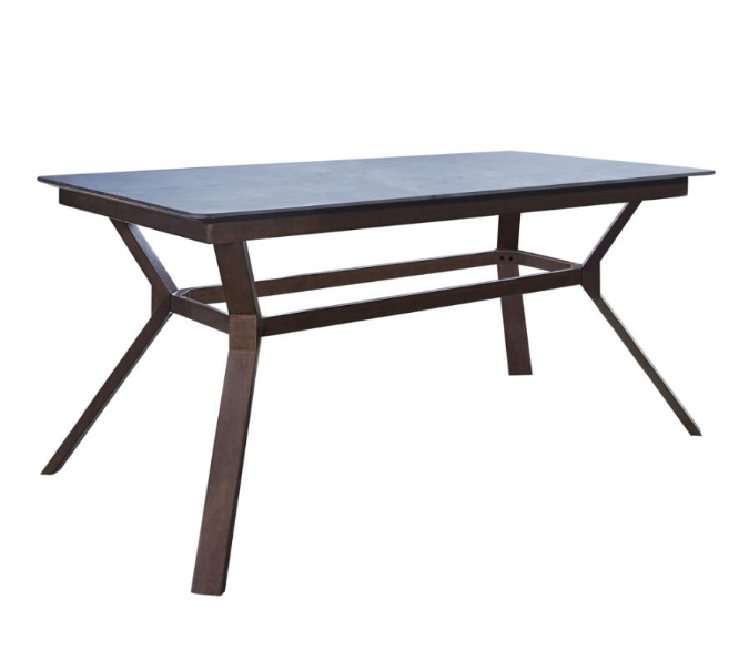 Parkersburg Rectangle Dining Table Paladina And Natural Walnut 4 or 6 Chairs