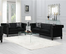 Reventlow Tufted Sofa Black. 3 PC SET