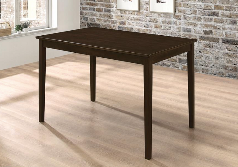 Dining Set With Bench Cappuccino And Dark Brown. 5 PC SET