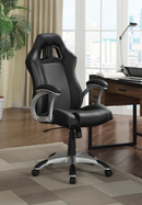 Adjustable Height Office Chair Black And Grey