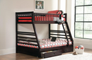 Ashton Twin Over Full 2-Drawer Bunk Bed White
