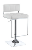 Adjustable Bar Stool Chrome And Black
