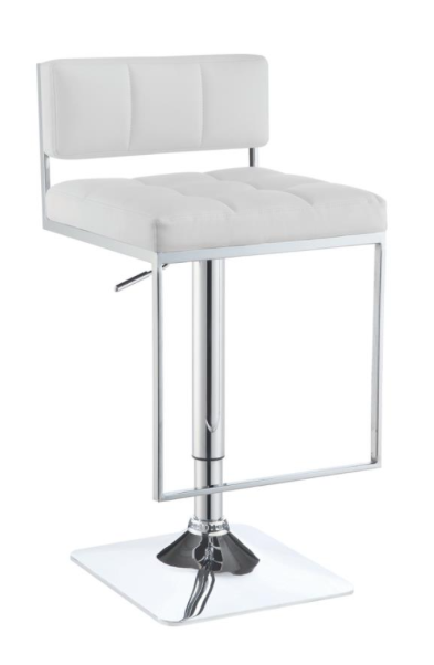 Adjustable Bar Stool Chrome And Black