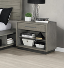 Derbyshire 5-Piece Queen Storage Bedroom Set Grey Oak