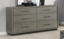 Derbyshire 5-Piece Queen Storage Bedroom Set Grey Oak