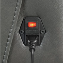 Longport 3-Piece Upholstered Power Living Room Set Dark Brown