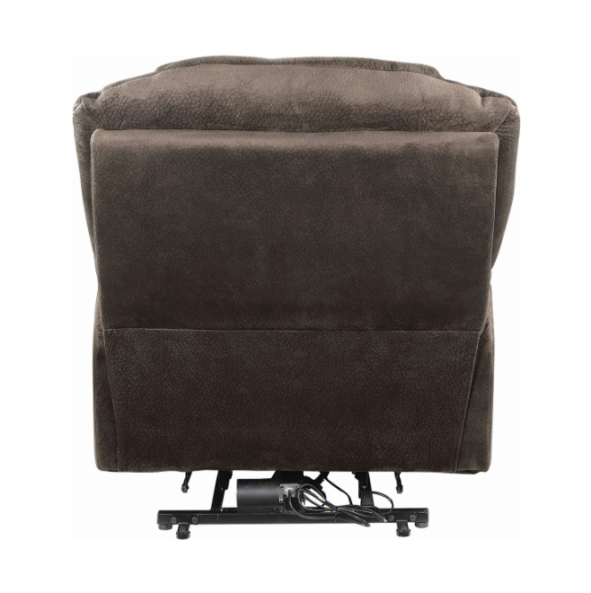 Power Lift Recliner With Wired Remote Chocolate