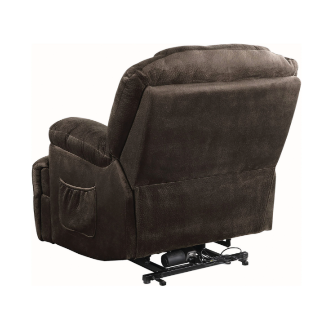 Power Lift Recliner With Wired Remote Chocolate