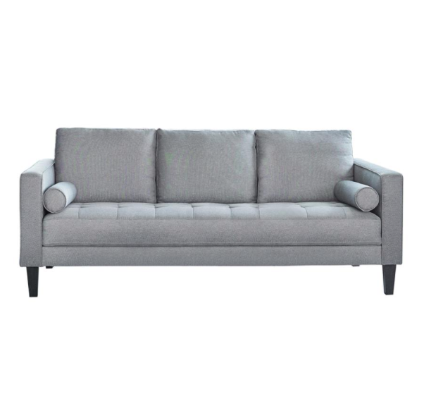 Lennox Track Arm Upholstered Loveseat Charcoal