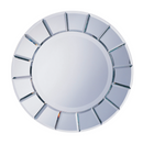 Round Sun-Shaped Mirror Silver