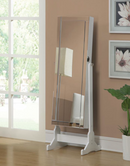 Storage Jewelry Cheval Mirror White