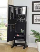 Storage Jewelry Cheval Mirror White