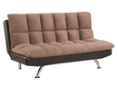 Elise Biscuit Tufted Back Sofa Bed Brown