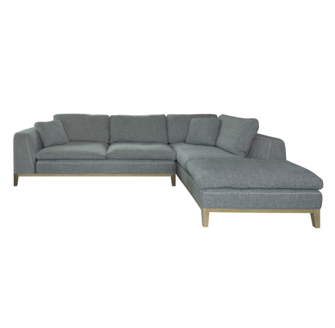 Persia 2-Piece Modular Sectional Grey