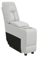 Garnet 6-Piece Modular Power^2 Sectional Light Grey