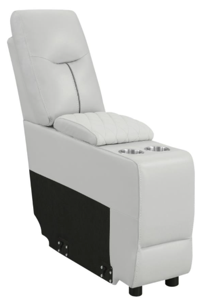 Garnet 6-Piece Modular Power^2 Sectional Light Grey