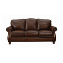 Montbrook Rolled Arm Sofa Hand Rubbed Brown
