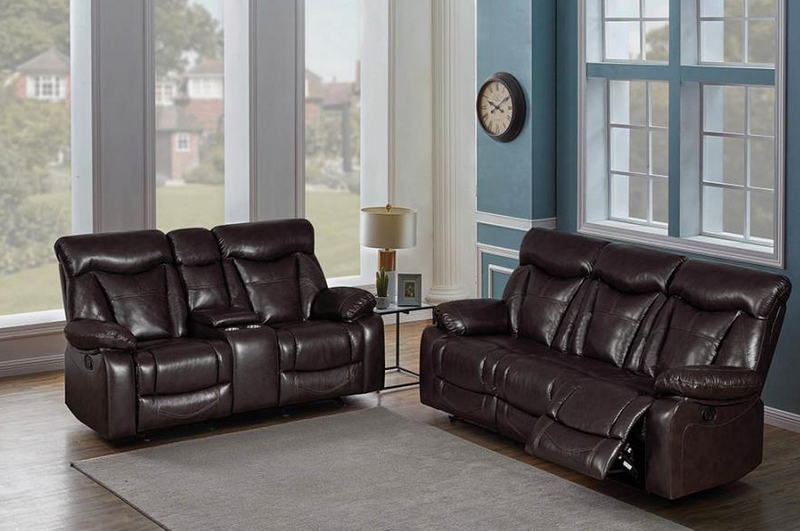 Zimmerman Pillow Top Arm Motion Dark Brown. 3 PC SET