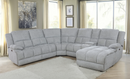 Belize 6-Piece Pillow Top Arm Motion Sectional Grey